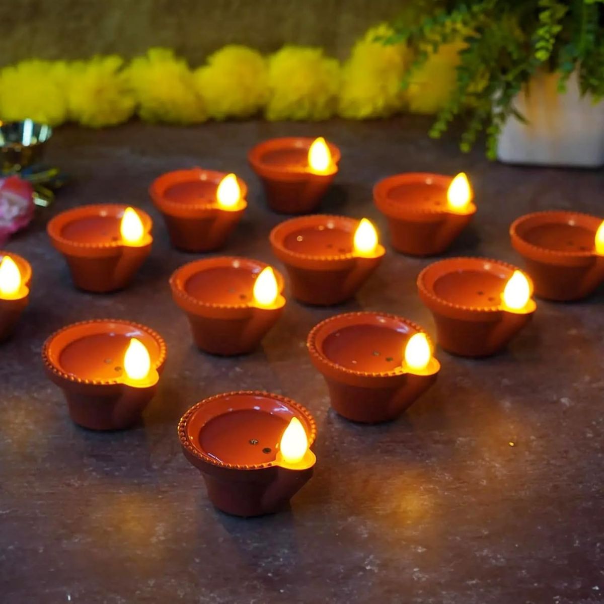 Water LED Sensor Diya
