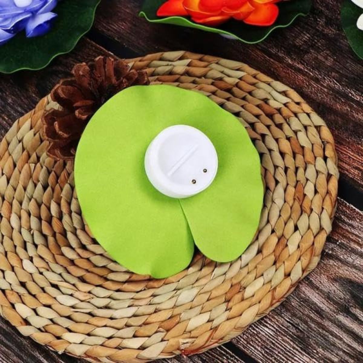 6Pc Floating LED Lotus Candle