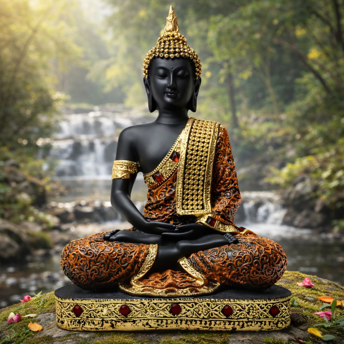 Buddha Statue for Home Decor | Buddha Showpiece | Buddha Idol for Home | Monk Buddha Figurines Buddha Statue for Home Vastu - image 5