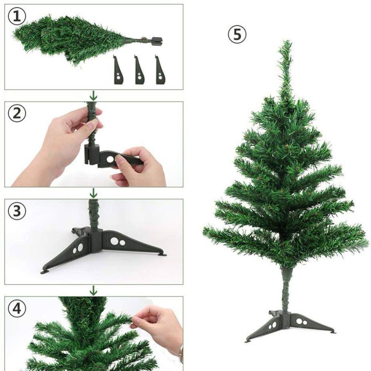 5 Feet Christmas Tree | Artificial Pine Tree for Home Decor | TinyShinyGift
