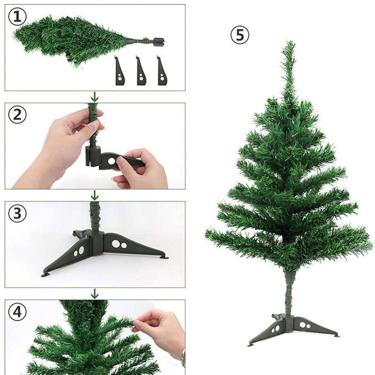 1 Feet Christmas Tree with 18 Decoration Items
