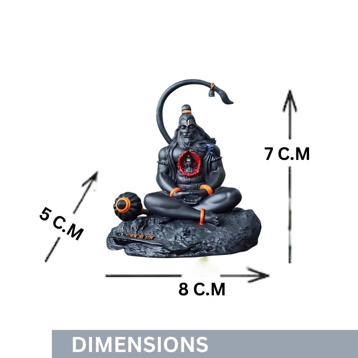 Tiny Shiny Hanuman Idol Hanuman Ji Murti