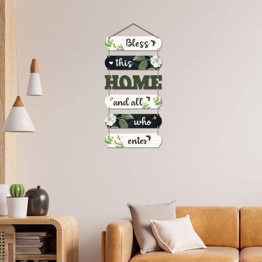 Home Quotes Decorative Wall Art MDF Wooden Wall Hanger for Living Room | Decor Hanging Ornaments | Home Quotes Wall Hanging | Modern Decor Items | Wall Poster | Unique Gift