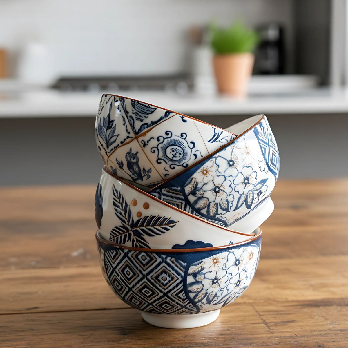 Tiny Shiny Ceramic Bohemia Inspired Bowl