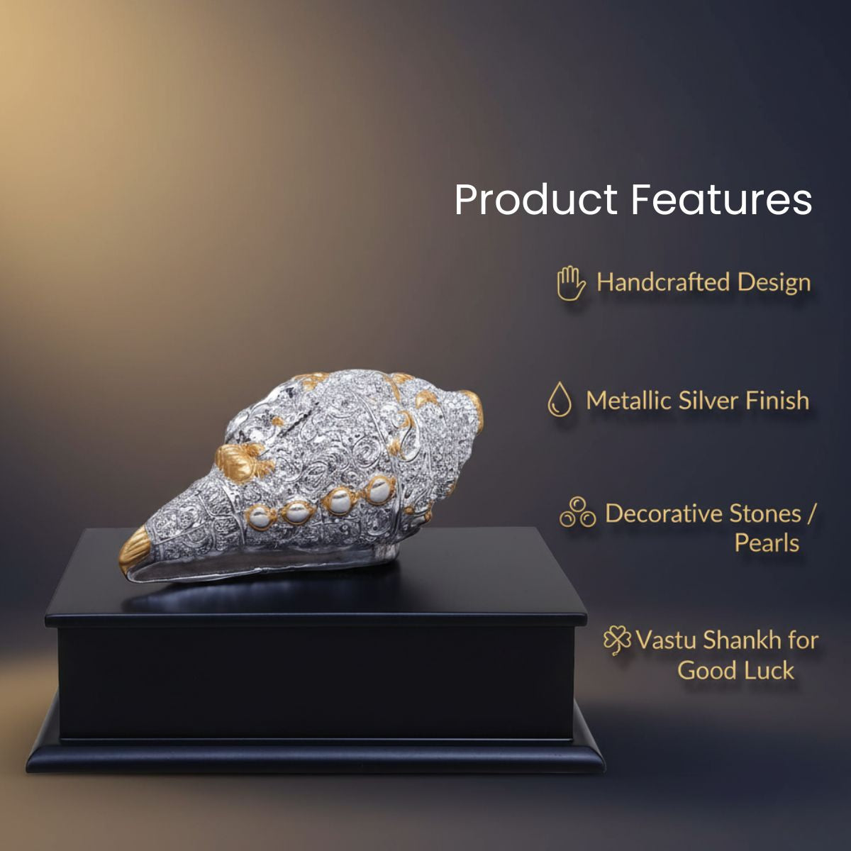 Decorative Designer Conch Shell Showpiece