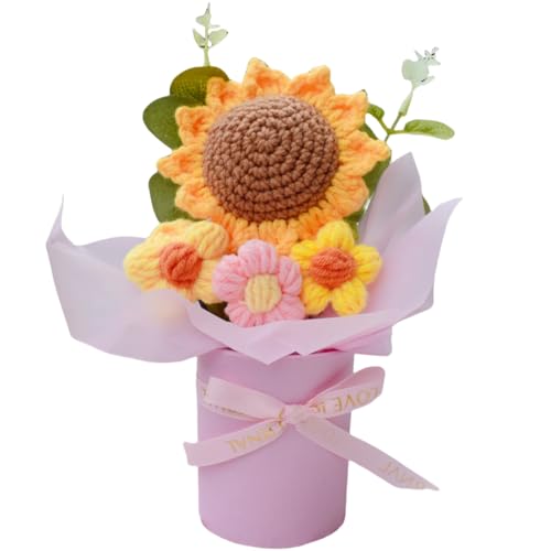 Crochet Flower Pot Bouquet