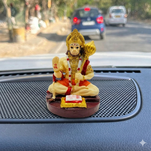 Hanuman Idol with Gada 9.5 cm