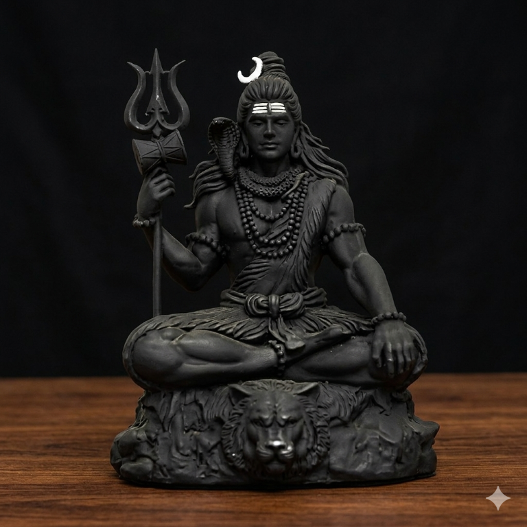 Shiva Meditation Idol 9 cm