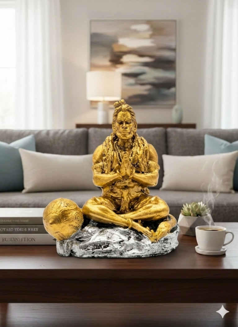 Hanuman Meditation Idol 9 cm