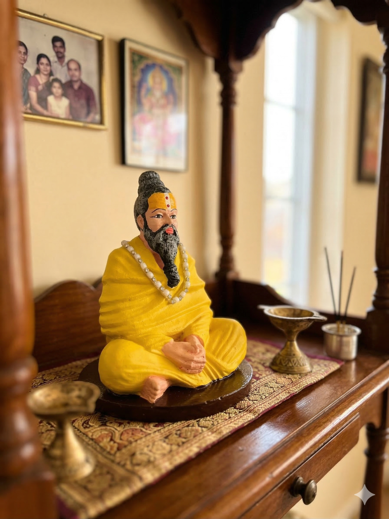 Premanand Ji Maharaj Idol for Car Dashboard