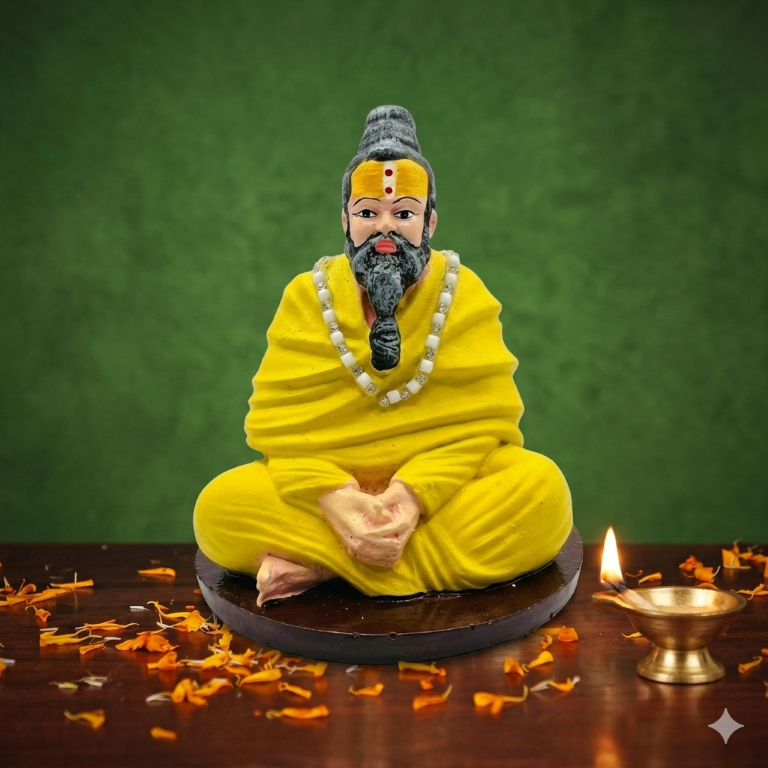 Premanand Ji Maharaj Idol for Car Dashboard