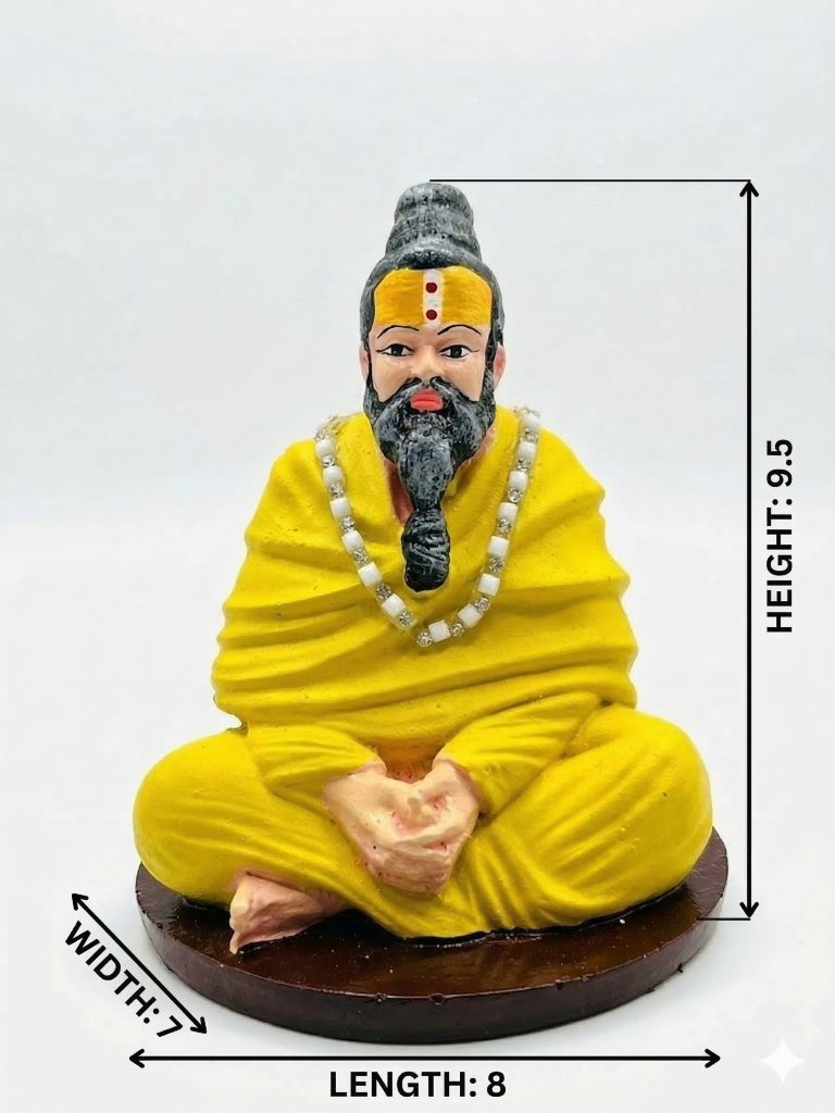Premanand Ji Maharaj Idol for Car Dashboard