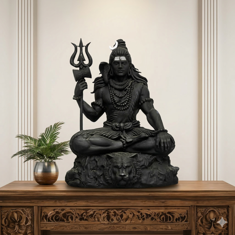 Shiva Meditation Idol 9 cm