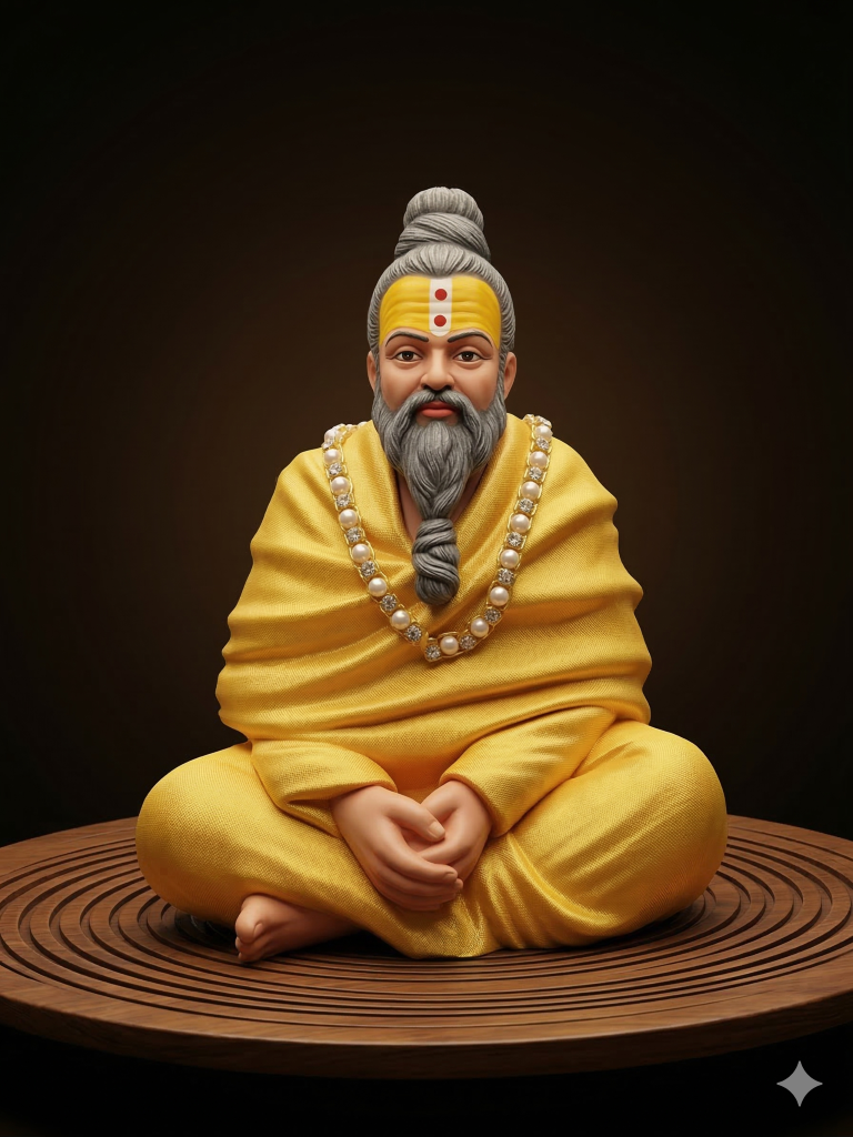 Premanand Ji Maharaj Idol for Car Dashboard