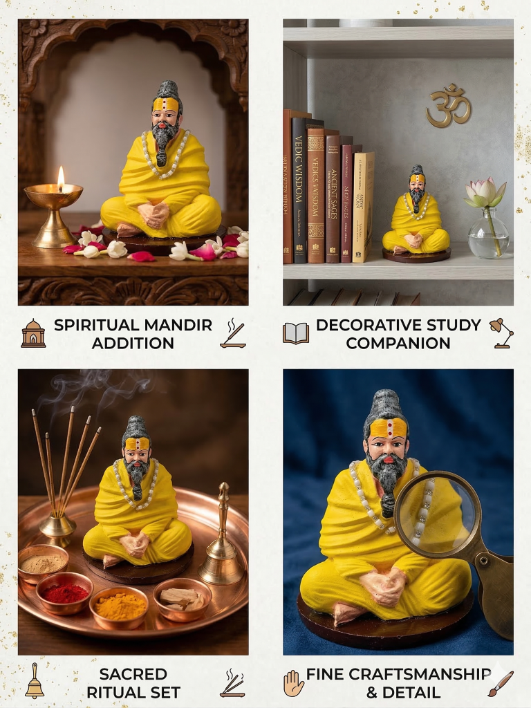 Premanand Ji Maharaj Idol for Car Dashboard