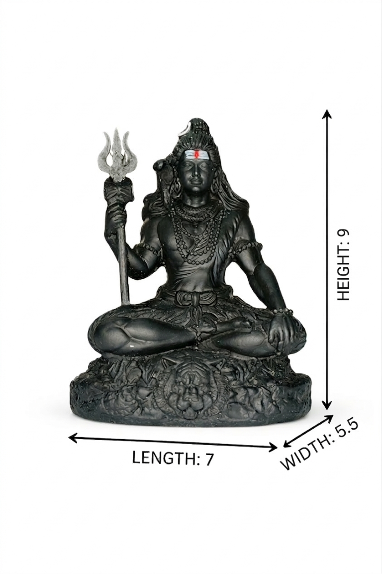 Shiva Meditation Idol 9 cm
