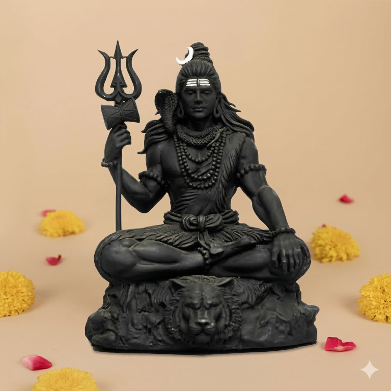 Shiva Meditation Idol 9 cm