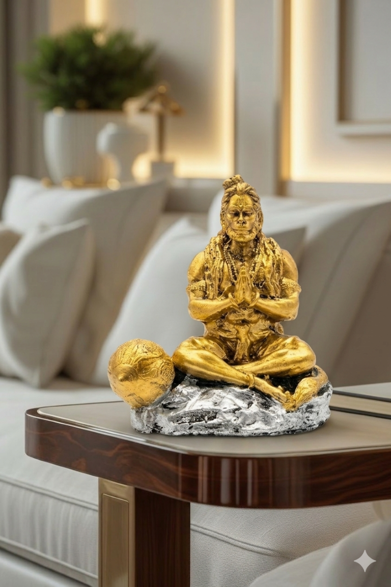 Hanuman Meditation Idol 9 cm