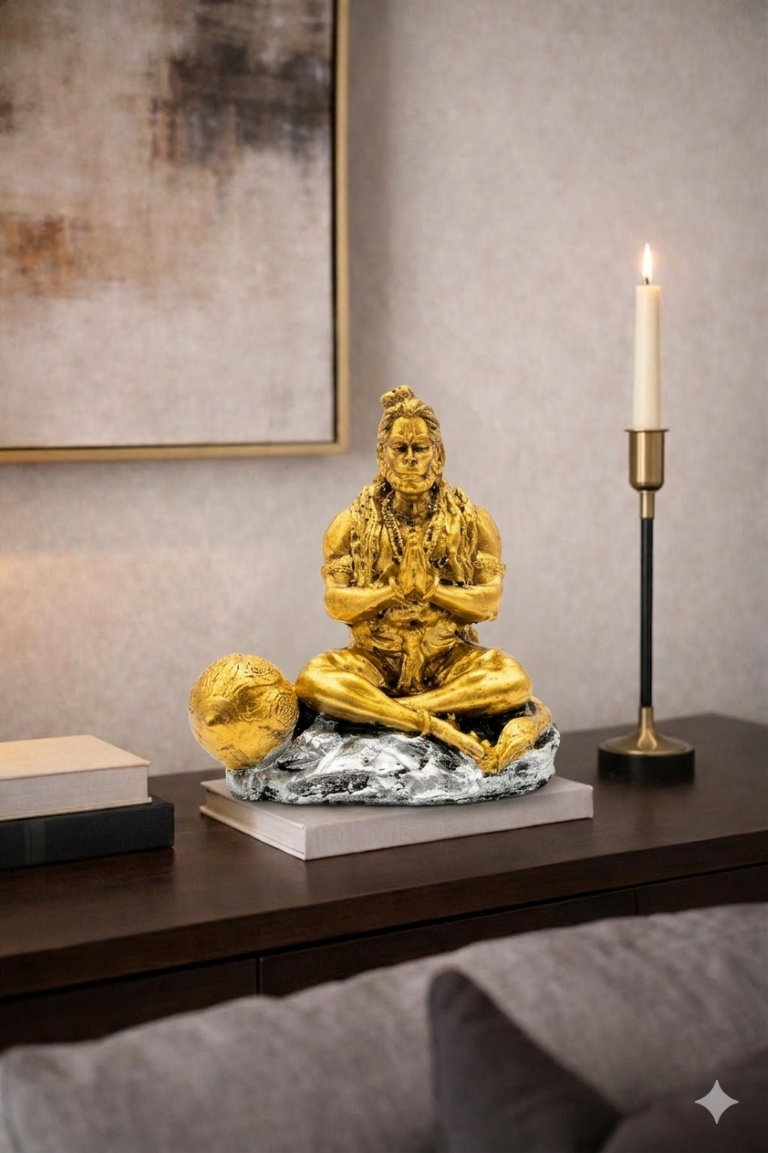 Hanuman Meditation Idol 9 cm