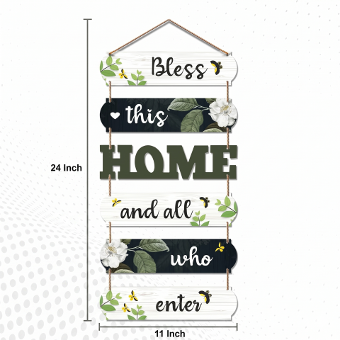 Home Quotes Decorative Wall Art MDF Wooden Wall Hanger for Living Room | Decor Hanging Ornaments | Home Quotes Wall Hanging | Modern Decor Items | Wall Poster | Unique Gift