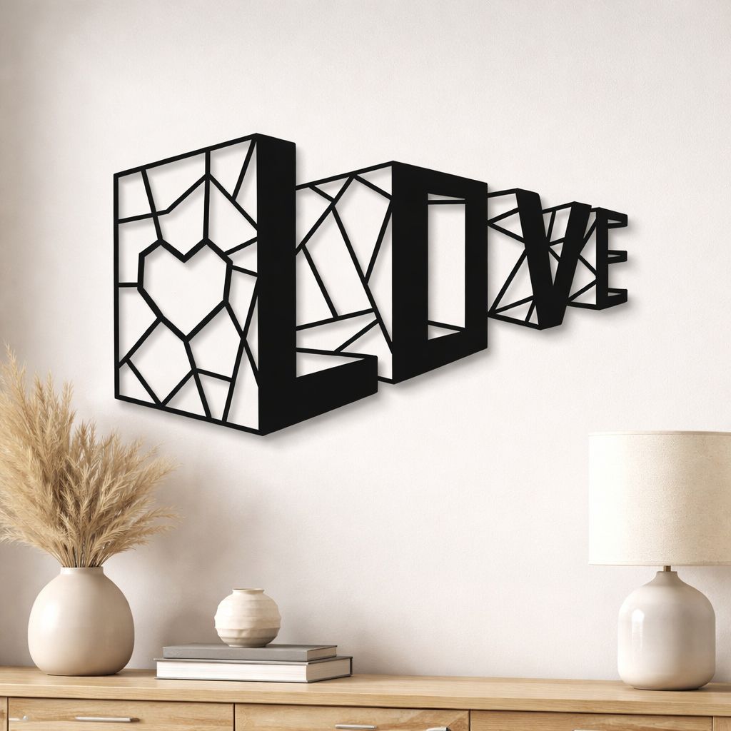 Love Wooden Wall Art Decor