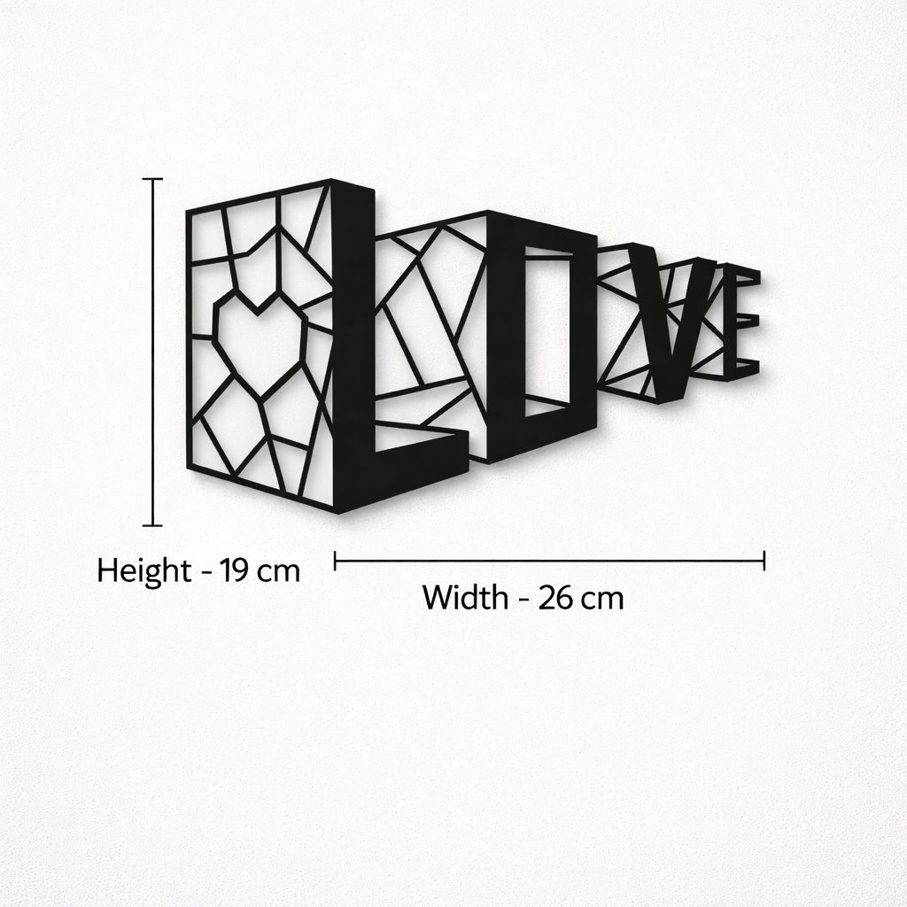 Love Wooden Wall Art Decor