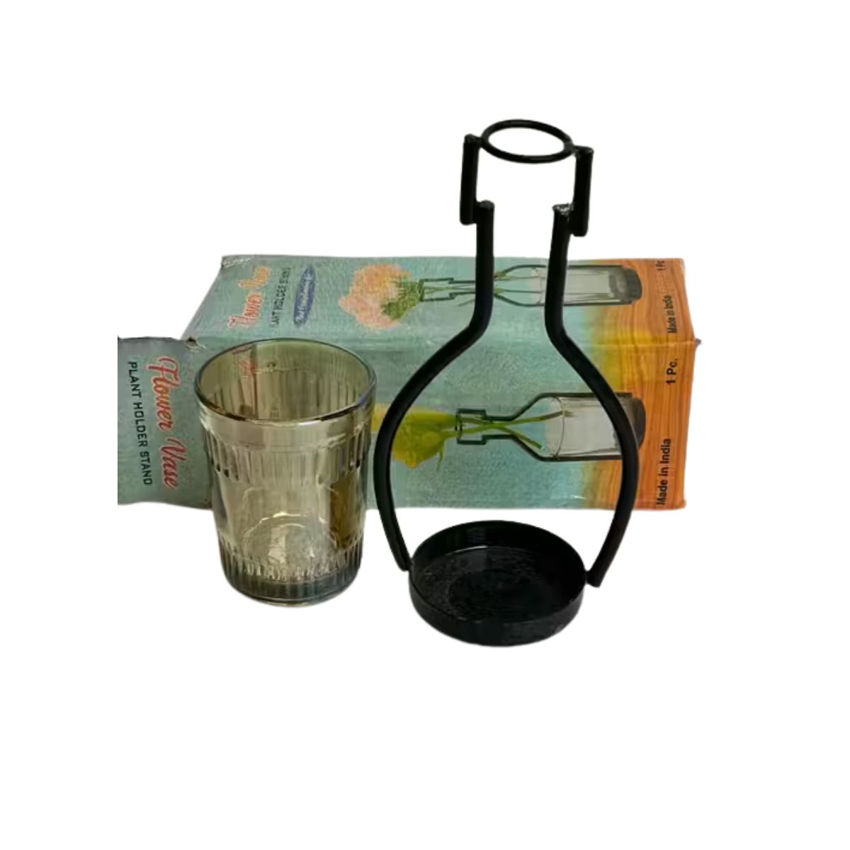 Iron Brass Candle and Plant Holder