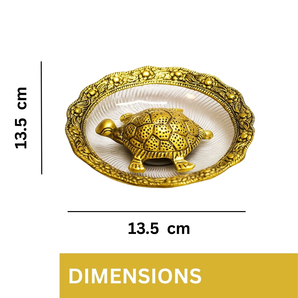 Tiny Shiny Tortoise Showpiece — Vastu Turtle Idol  for Home Decor and Gifting