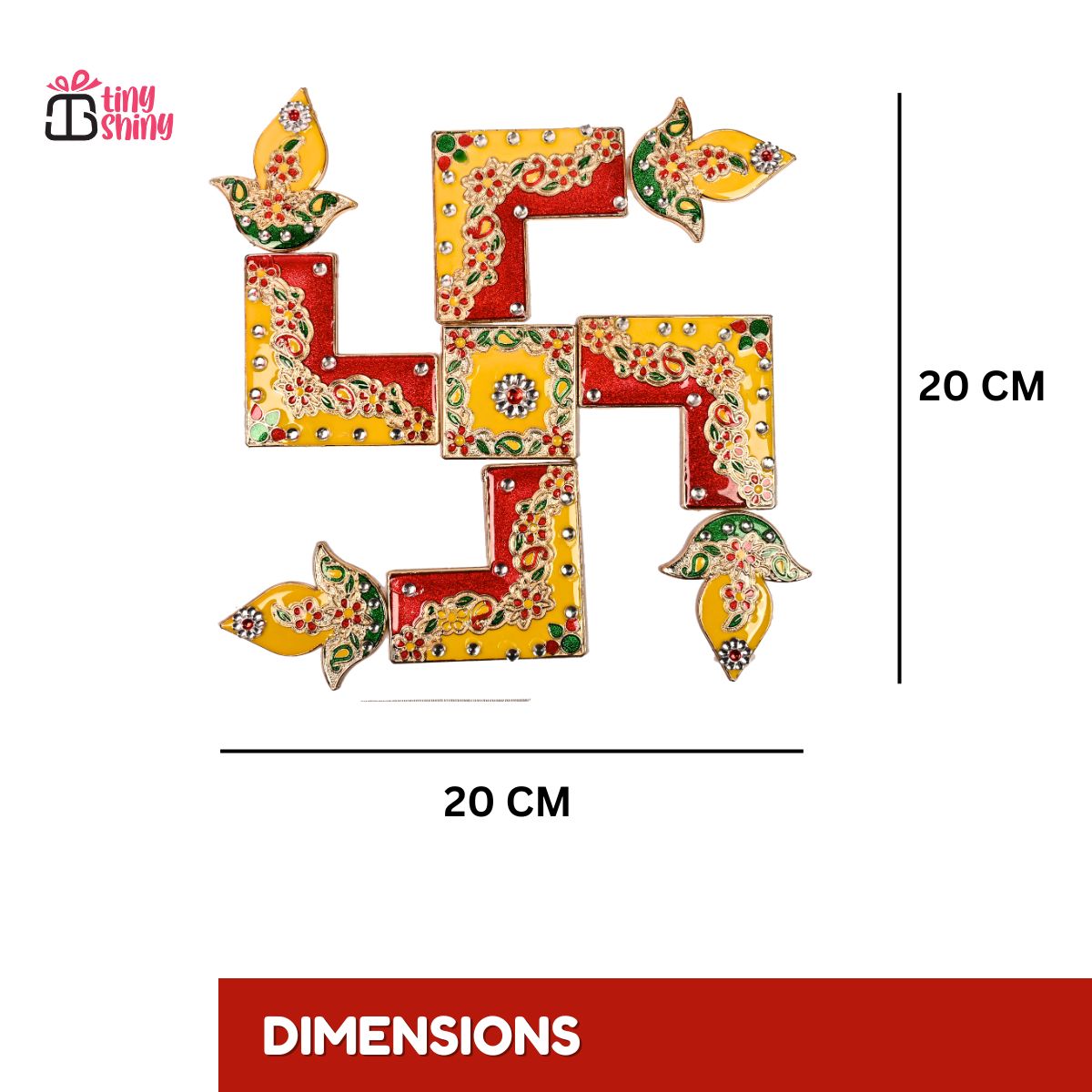 Swastik Meena Stone Rangoli