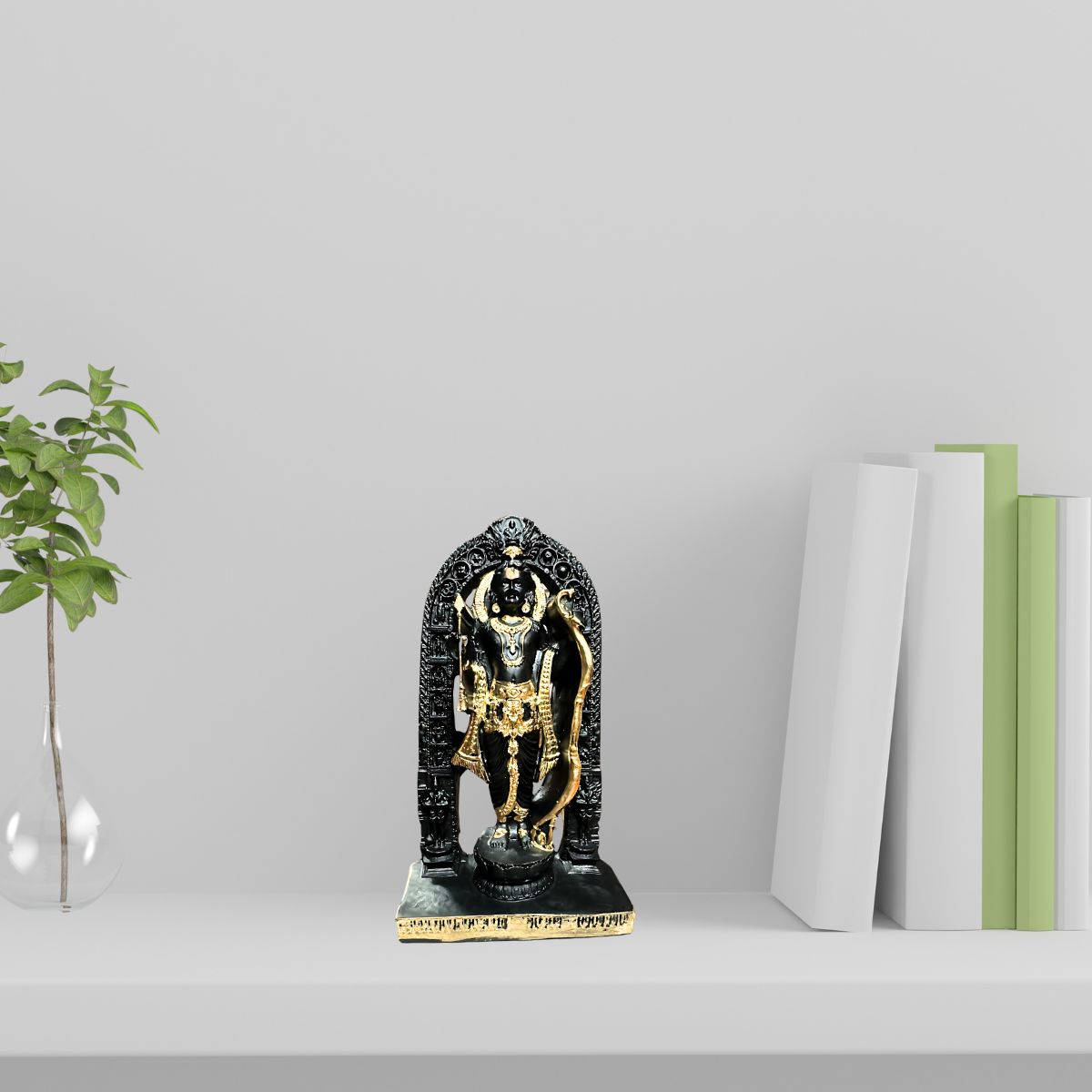 Tiny Shiny Ram Lala Idol Murti Statue -7 Inch