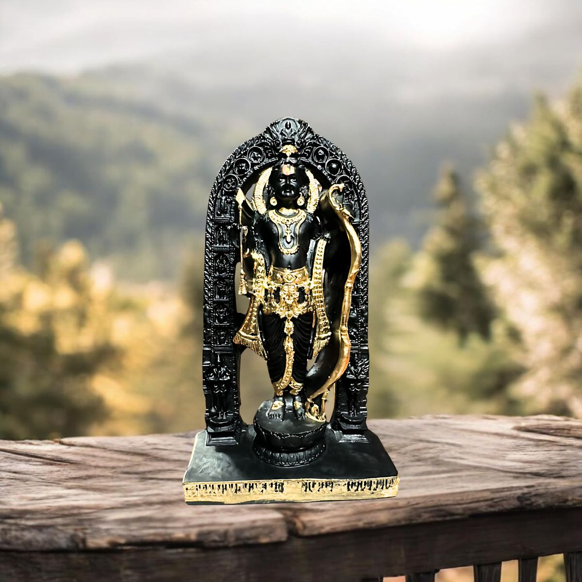 Tiny Shiny Ram Lala Idol Murti Statue -7 Inch