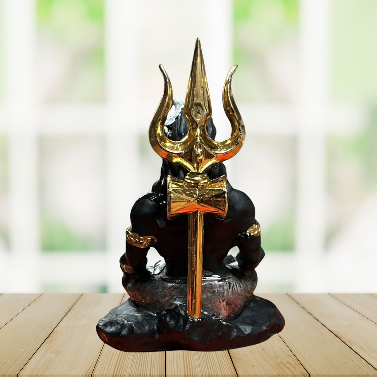 Tiny Shiny Adiyogi Shiv Idol Statue 7 Inch