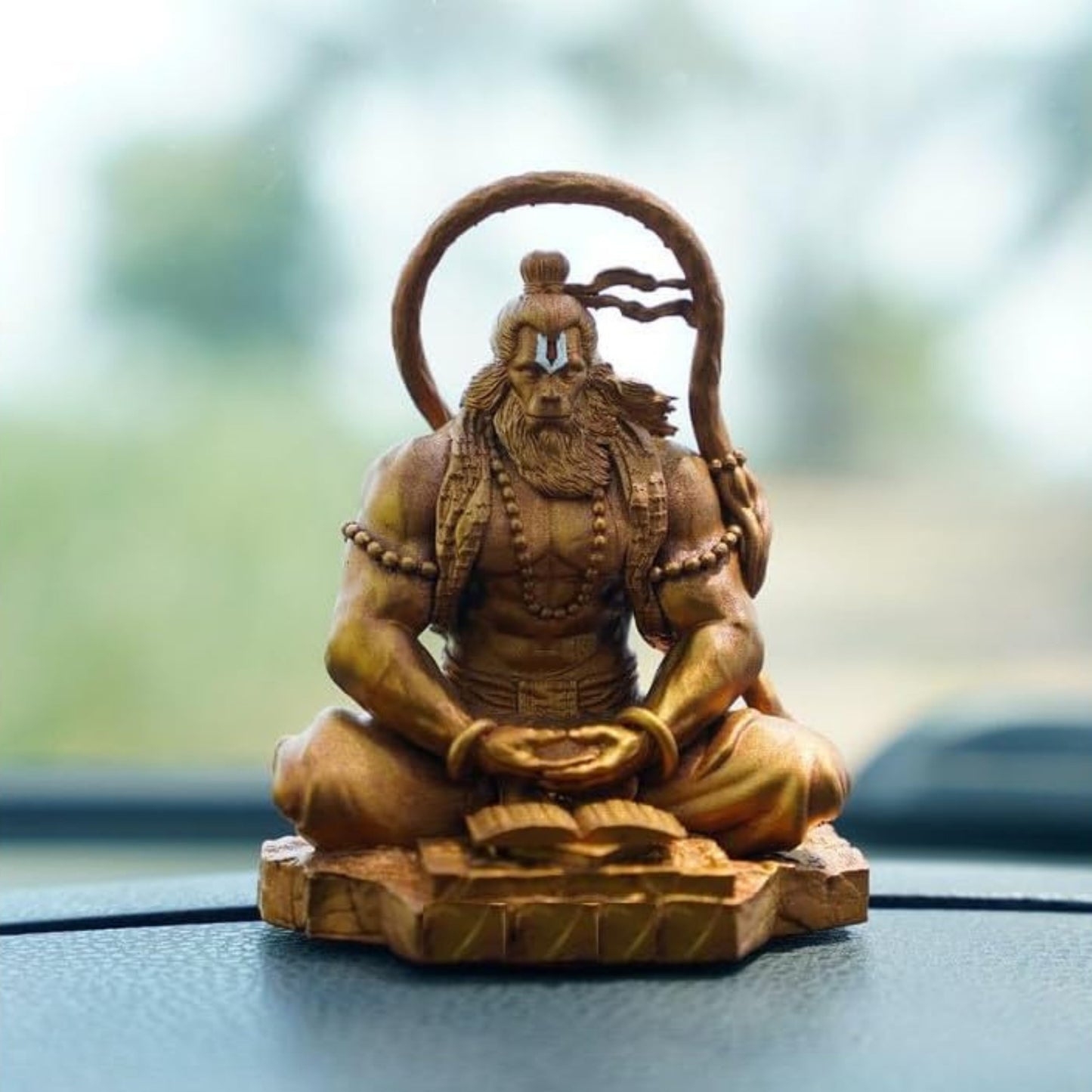 Tiny Shiny Tail Hanuman Ji Murti Dhyan Mudra