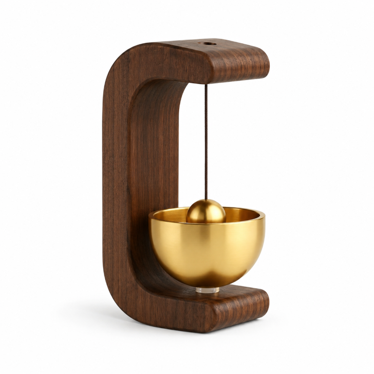 Japanese Wooden Entry Chime Black