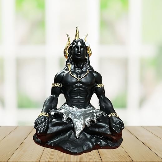 Tiny Shiny Adiyogi Shiv Idol Statue 5 Inch