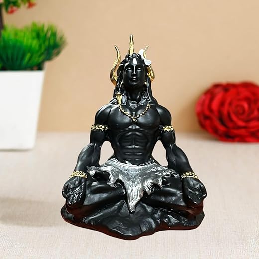 Tiny Shiny Adiyogi Shiv Idol Statue Murti | Mahadev Statue